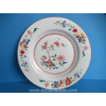 a set of three Chinese famille rose porcelain dishes