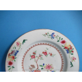 a set of three Chinese famille rose porcelain dishes