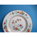 a set of three Chinese famille rose porcelain dishes