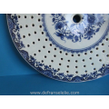 a Chinese blue and white porcelain strainer