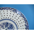 a Chinese blue and white porcelain strainer